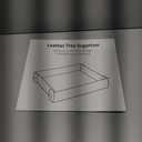 Catch All Valet Tray - EDC Organizer for Key, Wallet, Watch, Jewelry, Phone, coin change | Faux Leather Storage Tray for Dresser, Nightstand, Desk, Entryway, Travel Storage | Brown