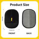 2Pcs Pet Hair Remover Gloves Brush for Dogs & Cats,Electrostatic Reusable Pet Hair Remover Tool for Furniture, Clothing, Carpet and Car Seat, Effective Animal Fur Removal Tool (red)