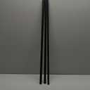 Umbra Twilight Curtain Rod Set  Wrap Around Design Ideal for Blackout or Room Darkening Panels, 30 to 84 Inches, Black