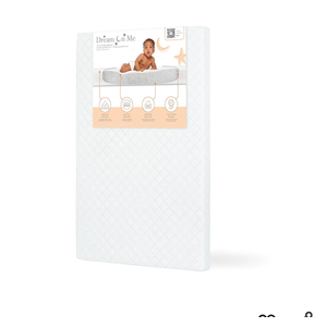 Dream On Me Holly 3” Mini/Portable Crib Mattress, Greenguard Gold & JPMA Certified, Fits All Portable & Mini Cribs, Lightweight Fiber Core, Waterproof Vinyl Cover, Easy to Clean