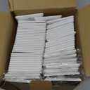 BESTTEN 40 Pack 1-Gang Switch Plates, Electrical Outlet Receptacle Covers, Unbreakable Polycarbonate Light Switch Cover, Standard Size 2.76” x 4.5”, UL Listed, Contractor Pack, White