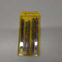 Four Blade Serrated Eccentric Drill Bits Eccentric Drill Bit Set Precision Ground for Metal/Wood/Plastic - Efficient Chip Removal & Heat Resistance, Long-Lasting Drill Bits Kit(4/5/6/8/10/12mm)