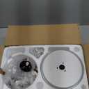 Ceiling Fans with Lights, 52 Inch Low Profile Ceiling Fan with Light and Remote Control, Flush Mount, DC Reversible Motor, Noiseless, White 6 Speeds Ceiling Fan for Bedroom