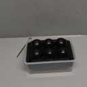 WIBIMEN Large Ice Cube Molds, Big Round Whiskey Ice Cube Trays for Freezer, Easy to Fill & Release, Whiskey Bourbon Cocktail(1.9In*6 Balls- Black/2 Pack)