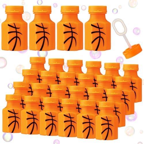 Seenelling 24 Pack Bulk Basketball Bubble Wands Basketball Party Favors Sports Ball Theme Birthday Party Supplies Goodie Bag Stuffers Supplies Decorations