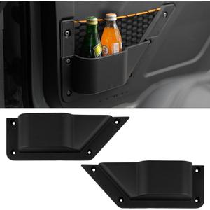 Front Door Storage Pockets Front Door Side Organizer Box Ford Bronco Storage Expansion Interior Accessories, Door Cup Holder, Compatible for Ford Bronco 2021-2025 2/4 doors2 PCS