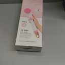 Color You Electric Body Brush for Exfoliating and Massage, Long Handle Electric Bath Brush Rechargeable Body Scrubber, Soft Silicone Spinning Skin Brush with 4 Spin Brush Heads for Man and Women (Pink)