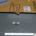 Modern Coffee Table for Living Room and Small Spaces, 43.3" x 29.5" x 15.8" Triangle Tempered Glass Table Top and Eco-Friendly MDF Base, Walnut