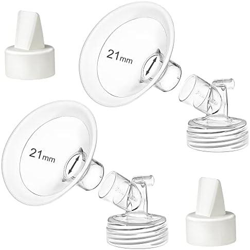 Amazon.com : PumpMom-us 21mm Flanges Compatible with Spectra S2 S1 9 Plus Breast Pumps Accessories, Replacement Breast Shield for Spectra Pump Parts and 21 mm Flange 