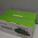 Ahopegarden Indoor Garden Hydroponics Growing System: 10 Pods Plant Germination Kit Herb Vegetable Growth Lamp Countertop with LED Grow Light - Hydrophonic Planter Grower Harvest Lettuce (White)