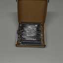 Cabinet Pulls Matte Black Cabinet Handles Square Drawer Pulls, 10 Pack 3-3/4 Inch Stainless Steel Kitchen Door Cupboard Cabinet Handles, Drawer Hardware Handles, 96mm Hole Centers