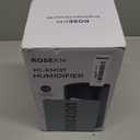 ROSEKM Humidifiers for Bedroom, 2.0L Cool Mist Humidifier for Home Plant and Baby Nursery, Quiet Ultrasonic Humidifier with 360 Nozzle, Auto Shut-Off, Filterless, Black