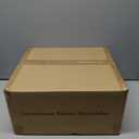 Modern Farmhouse Chandelier Light Fixtures, 4-Light Rattan Pendant Lighting with Bulbs, Boho Black Metal Geometry Chandeliers for Dining Room, Kitchen Island, Entryway Foyer