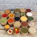 14 oz Disposable Kraft paper bowls with lids, Food containers Soup Bowls Party Supplies Treat Bowls 50 Pack