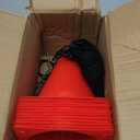 PXZBLG 12pcs Soccer Cones, 7 Inch Soccer Cones, Plastic Traffic Cones, Training Cones for Basketball Football Skating Drills Practice