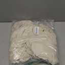 London Linens Pack of 10, Premium Extra Thick 100% Cotton Flannel Massage Tables Face Cradle Covers Cozies Fitted - Includes 10 pcs (Natural)