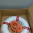 20 Inch Pool Safety Life Preserver Throw Ring Buoy for Swimming- Swim Foam Rings with 98.4FT Water Floating Lifesaving Rope