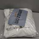 MIULEE Room Darkening Curtains Thermal Insulated Black Out Drapes Solid Window Treatment Grommet Light Blocking Blackout Curtain for Living Room Bedroom 2 Panels Set 52 x 84 inch Length Pure White