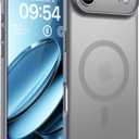 3 x TOCOL for iPhone Air Case, Compatible with Magsafe Charger, Full Camera Protection, Drop Protection, Translucent Matte Phone Case for iPhone 17 Air 6.5 inch (Gray)