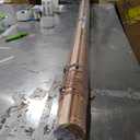 Bamboo Roller Shade, 60" W x 72" L Outdoor Blinds for Porch Privacy & Sun Protection Natural Roman Style