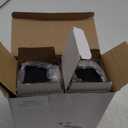 Honeydak 2 Pack 16 oz Double Walled Glass Coffee Mugs with Silicone Lids Clear Insulated Glass Travel Cups Reusable Hot and Iced Coffee Tumblers for Travel Home Office