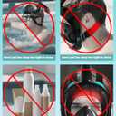 Viginsul Mask Fins Snorkeling Gear for Adults, Full Face Snorkel Mask & Adjustable Swim Fins Snorkel Set, Panoramic View Snorkel Mask Dry Top Anti-Fog Anti-Leak