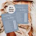 GardenCity 50 Mommy or Daddy? Baby Shower Games for Boy, Fun Baby Shower Games Activity, Gender Neutral - Blue