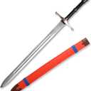 Sword fort Metal Trunks Brave Sword Replica Stainless Steel Cosplay Props for Collection Display and Gift