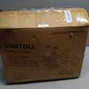 Umatoll Tricycle for Toddlers 2-5 Year Old, Ajustable Toddler Bike Outdoor Toys, Birthday Gift for Boy Girl Age 2-4, Trike with Light up Wheels (White)