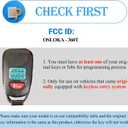 Keyless Entry Remote DIY Kit 4 Button Compatible with Hyundai Elantra 2007-2016. Sonata 2006-2014 (FCCID:OSLOKA-360T)