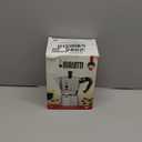 Bialetti Moka Express Iconic Italian Stovetop Espresso Maker (Natural Silver, 6 Cups)