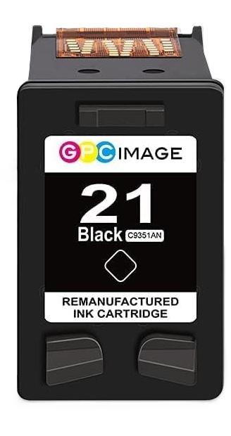 GPC Image Remanufactured Ink Cartridge Replacement for HP 21XL C9351AN to use with FAX 3180 1250 deskjet f380 D1520 D2430 F335 F1530 D1520 F300 F1455 D2430 PSC 1401 1410 Printer Tray
1 Pack, Black