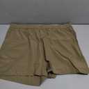 ODODOS Men's Athletic Shorts with Pockets 5" Quick Dry Lightweight Workout Gym Running Shorts, Tan, X-Large