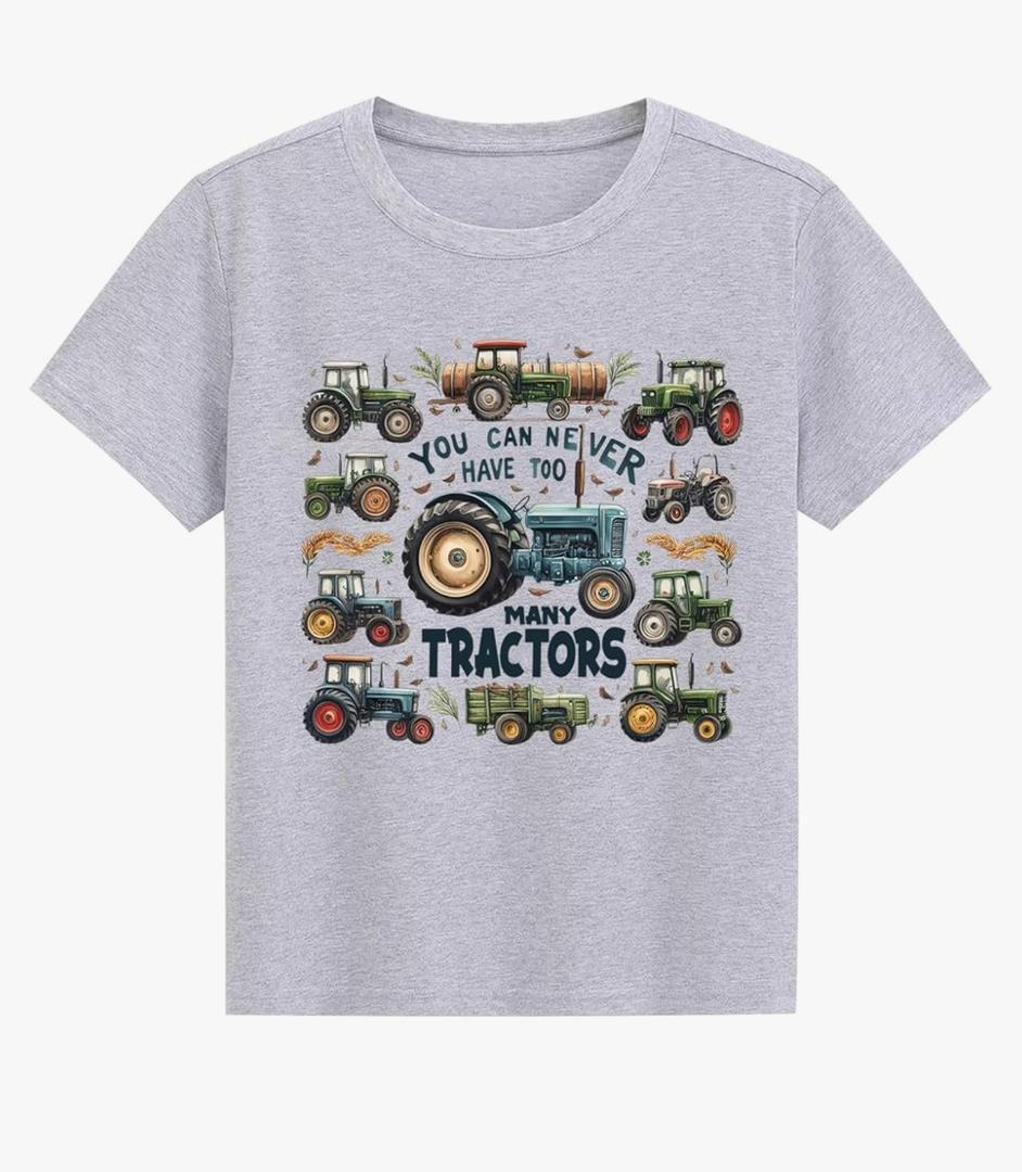 Kivelamk Toddler Dump Truck Shirt Kids My God is So Big Boys Tee Tops Psalm Christian T-Shirt 2-7 Years 4T