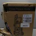 Electric Pressure Washer Power Washer with Foam Cannon & 4 Quick Connect Nozzles, Portable High Pressure Cleaning Machine for Cars Driveways Patios Outdoor Cleaning