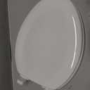 KOHLER Stonewood Quiet-Close, Elongated Toilet Seat Soft Close, Durable Wood, Easy Installation, Universal Fit, Home Essentials, White Finish, K-20466-0