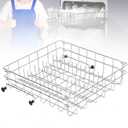 5304535380 Dishwasher Upper Rack Replacement, Compatible with Kenmore Crosley Frigidaire Upper Dishrack Assembly, Replaces AP7215765 5304517201 154331502 5304498202 5304498220