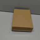 Upsimples 5x7 Picture Frame Set of 3, Made of High Definition Glass for 5 x 7, Wall and Tabletop Display Thin Border Photo Frames for Home Decor, Brown