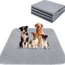 Conkote Reusable Pee Pads for Extra Large Dog Playpen Mat48 x 60", Heavy Absorbency Washable Pee Pads, Waterproof Dog Training Pads Non-Slip for Pet Housebreaking, Whelping, Potty, Crate (48x60 Inch (Pack of 1))