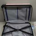 KYME Carry On Luggage 22x14x9 Airline Approved Expandable Hardshell 20 Inch Suitcase with TSA Lock Carry On Suitcase with Wheels Small Travel Rolling Luggage with Cup Holder for Women (Light Pink)