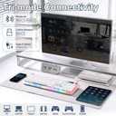 K98Pro Gaming Keyboard, Wireless Creamy Computer Keyboards(White)