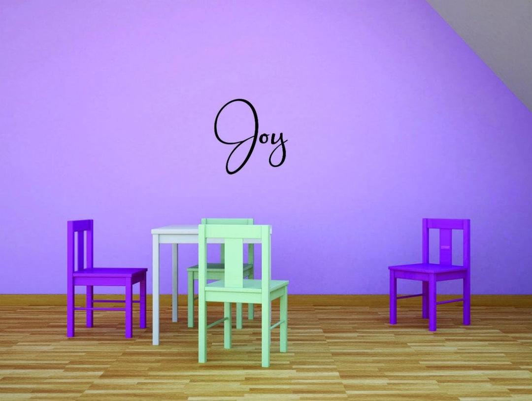 Unique Home Wall Stickers Joy Decal Décor for Bedroom Living Room Nursery - Size: 13 Inch X 20 Inch Unique Home Wall Stickers Joy Decal Décor for Bedroom Living Room Nursery - Size: 13 Inch X 20 Inch