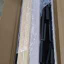 Full Size Linen Bed Frame, Upholstered Platform Bed Frame with Adjustable Headboard, Wooden Slats Support, No Box Spring Needed, Easy Assembly, Beige