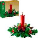 3 x LEGO Christmas Table Decoration Building Toy for Kids - Brick-Built Holiday Centerpiece & Festive Room Decor - Christmas Craft for Girls & Boys, Ages 12+ - Gift Idea for Families - 40743