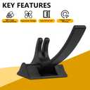 Psoas Release Tool Fully Adjustable for Deep Iliacus & Psoas Muscle Massage, Portable Trigger Point Relief for Hip Flexors(Black)