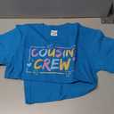 Cousin Crew Family Matching Cousin Boys Girls Kids T-Shirt (Blue, M)