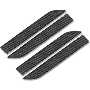 Door Handle Sills Protection Kit 4K Glossy Real Carbon Fiber Cover Compatible with Model X (4 Pieces Set)
