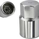 D-Wheel Locking Nut Removal Tool, Lug Nut Key, Lost Lock Nut Key Replacement for Car Tire Wheel Dismantling Maintenance, Anti-Theft Lug Nuts Socket Remover Compatible with Toyota, Lexus