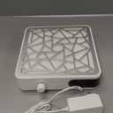 Nail Dust Collector, Powerful Vacuum Fan Vent Dust Collector Extractor Dust Suction Machine for Acrylic Nails Polishing, Nail Salon&Home, White