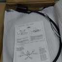 FRIXCHUR 6-Light Sputnik Chandelier, Black Mid-Century Modern Semi Flush Mount Ceiling Light, Metal Fixture with E26 Sockets for Bedroom, Living Room, Kitchen (Bulbs Not Included)